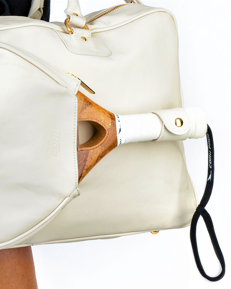 Vintage Leather Handbag White