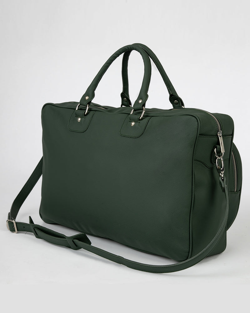 Vintage Leather Handbag Green