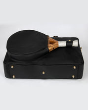 Vintage Leather Handbag Black/Gold