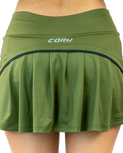 Women's Premium Pleated Skirt Green