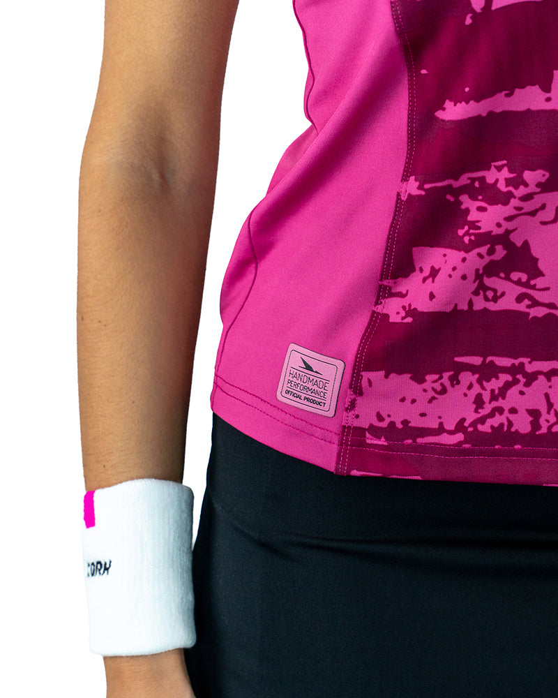 Women's Premium Top Fuchsia Pattern