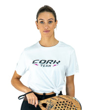 Women's Team T-Shirt White/Pink