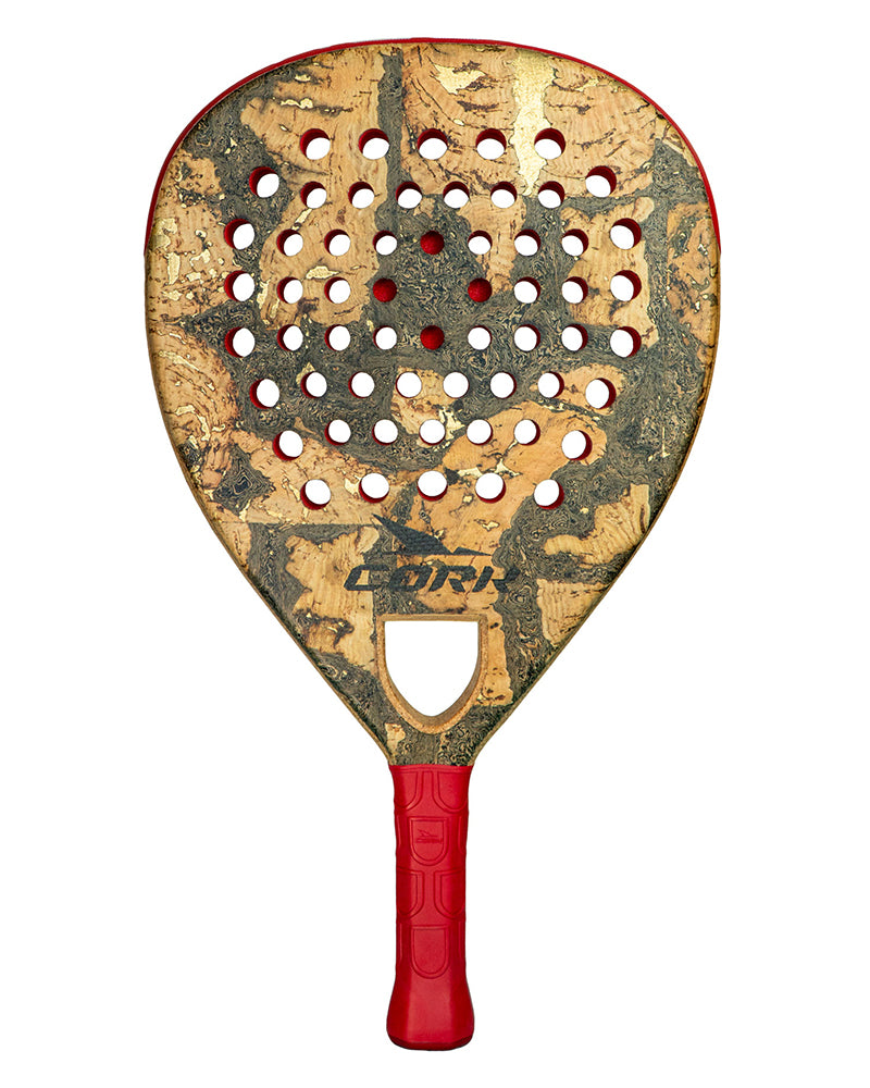 Red Paddle Racket Cork Padel Racket Extreme Red + FREE Thermobag – Cork Padel USA
