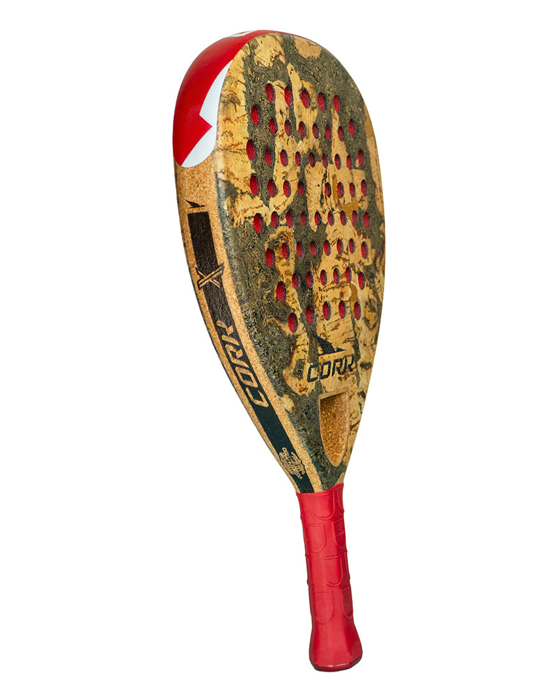 Red Paddle Racket Cork Padel Racket Extreme Red – Cork Padel USA