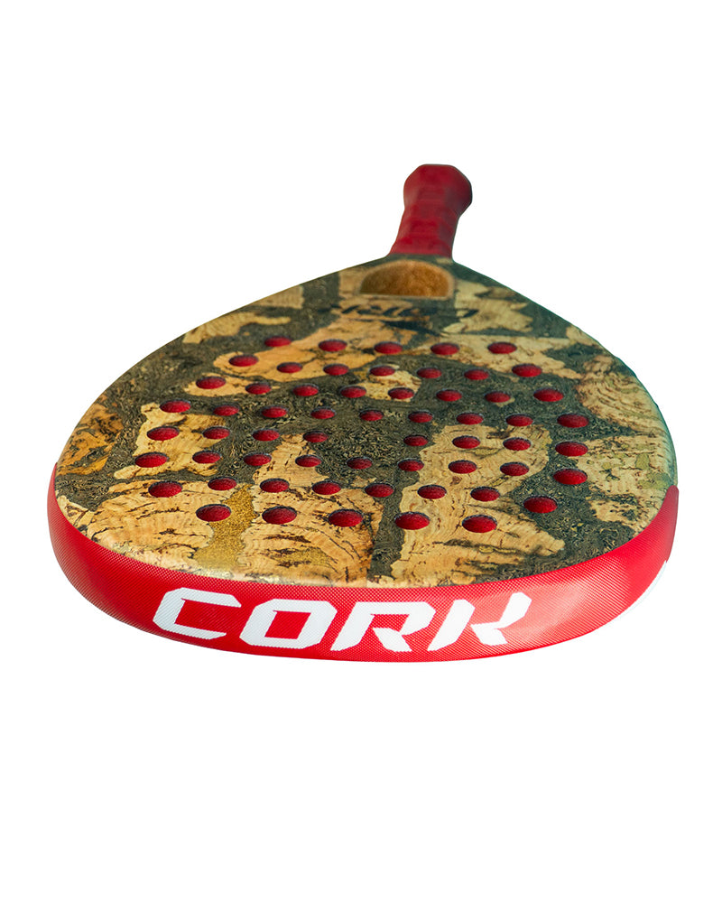 Cork Padel Racket Extreme Red – Cork Padel USA