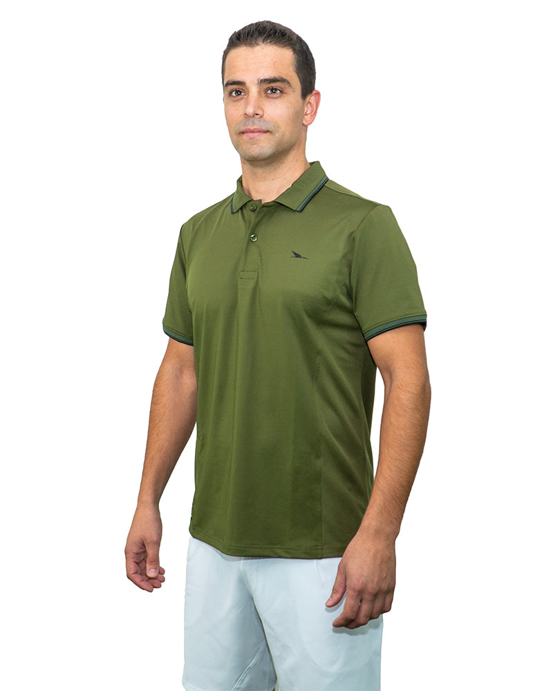 Men's Premium Polo Olive Green