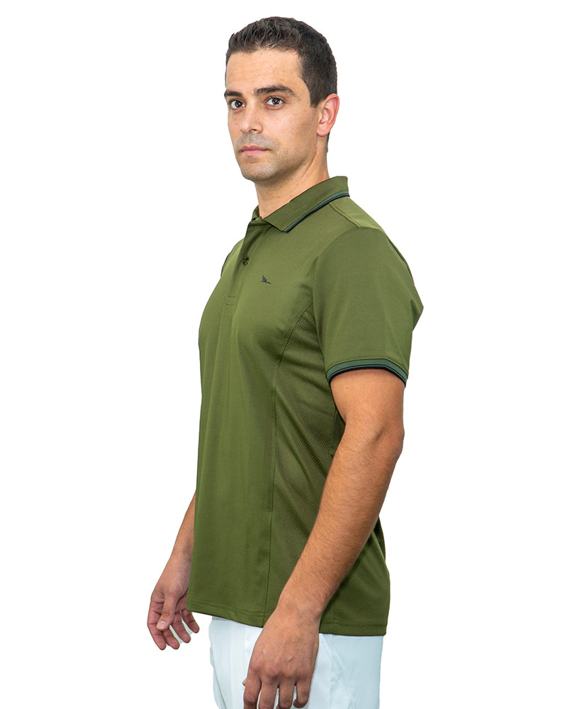 Men's Premium Polo Olive Green