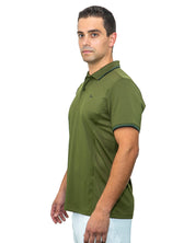 Men's Premium Polo Olive Green