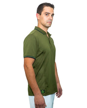 Men's Premium Polo Olive Green