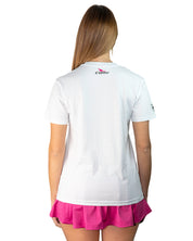 Women's Team T-Shirt White/Pink