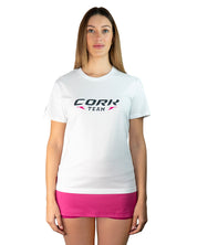 Women's Team T-Shirt White/Pink