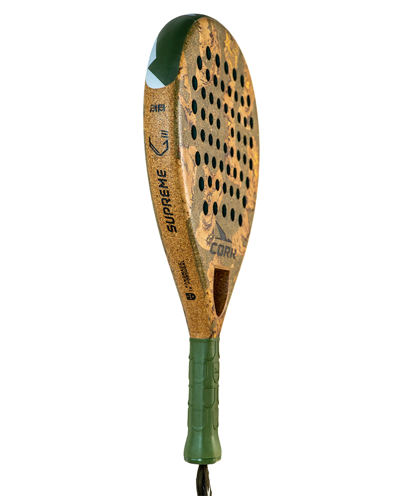 Cork Padel Racket Supreme Control III + FREE Thermobag