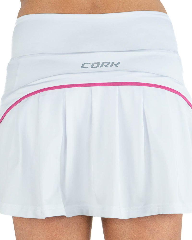 Women's Premium Pleated Skirt White